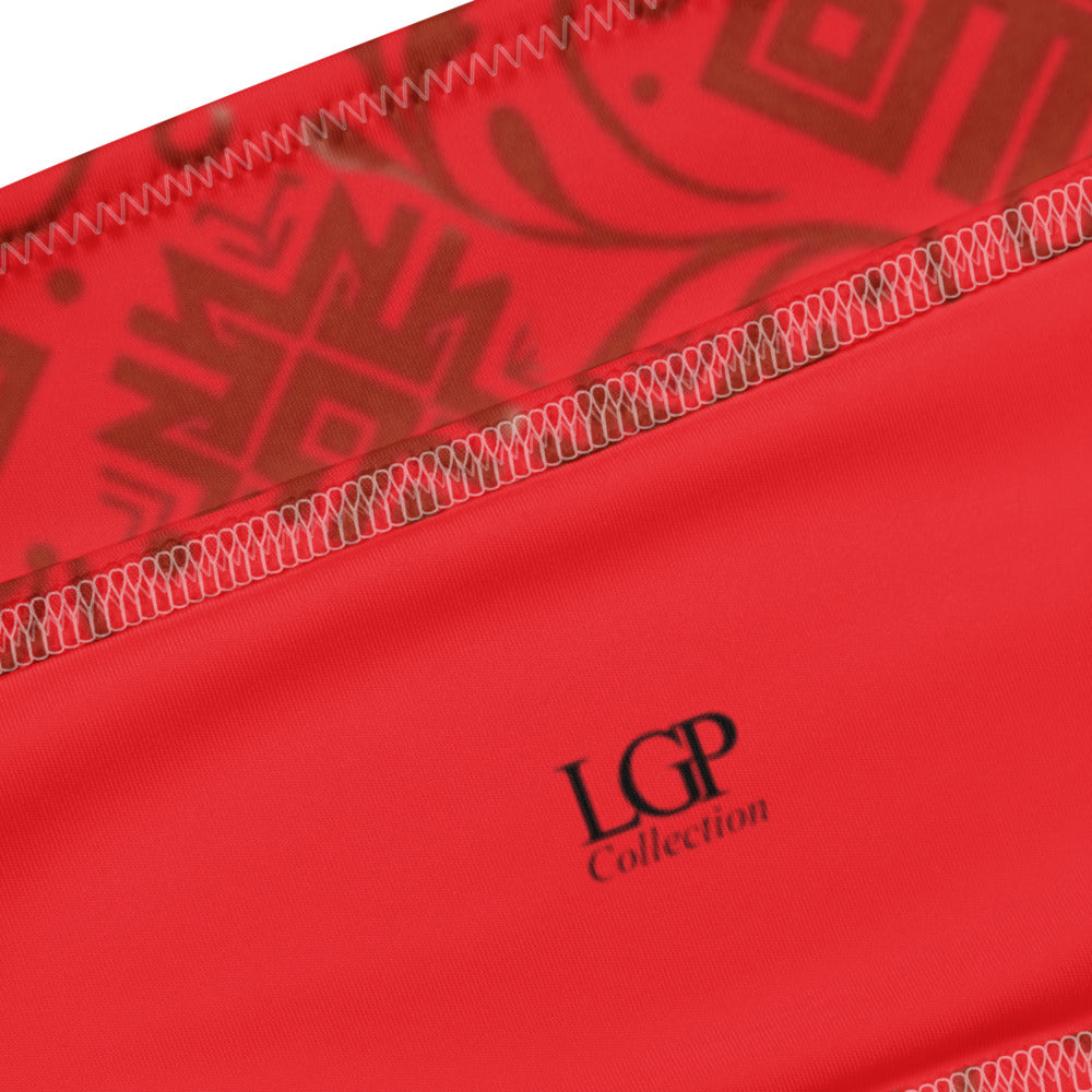 LGP Collection ( Latvia Red ) bandeau bikini set