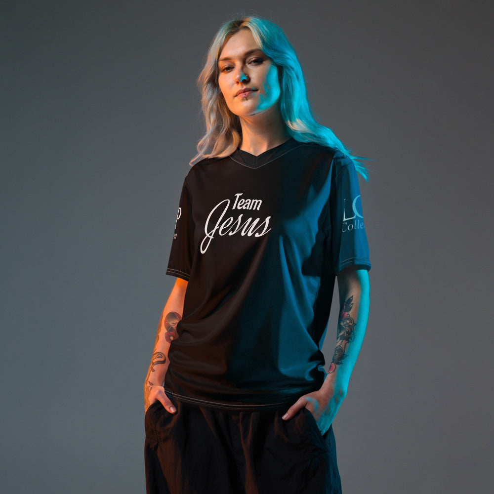 LGP Collection ( Jesus ) Recycled unisex sports jersey