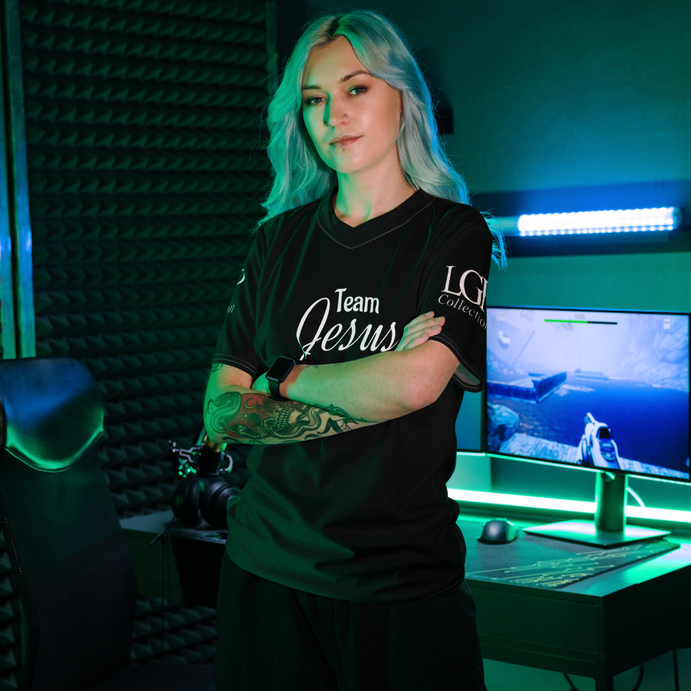LGP Collection ( Jesus ) Recycled unisex sports jersey