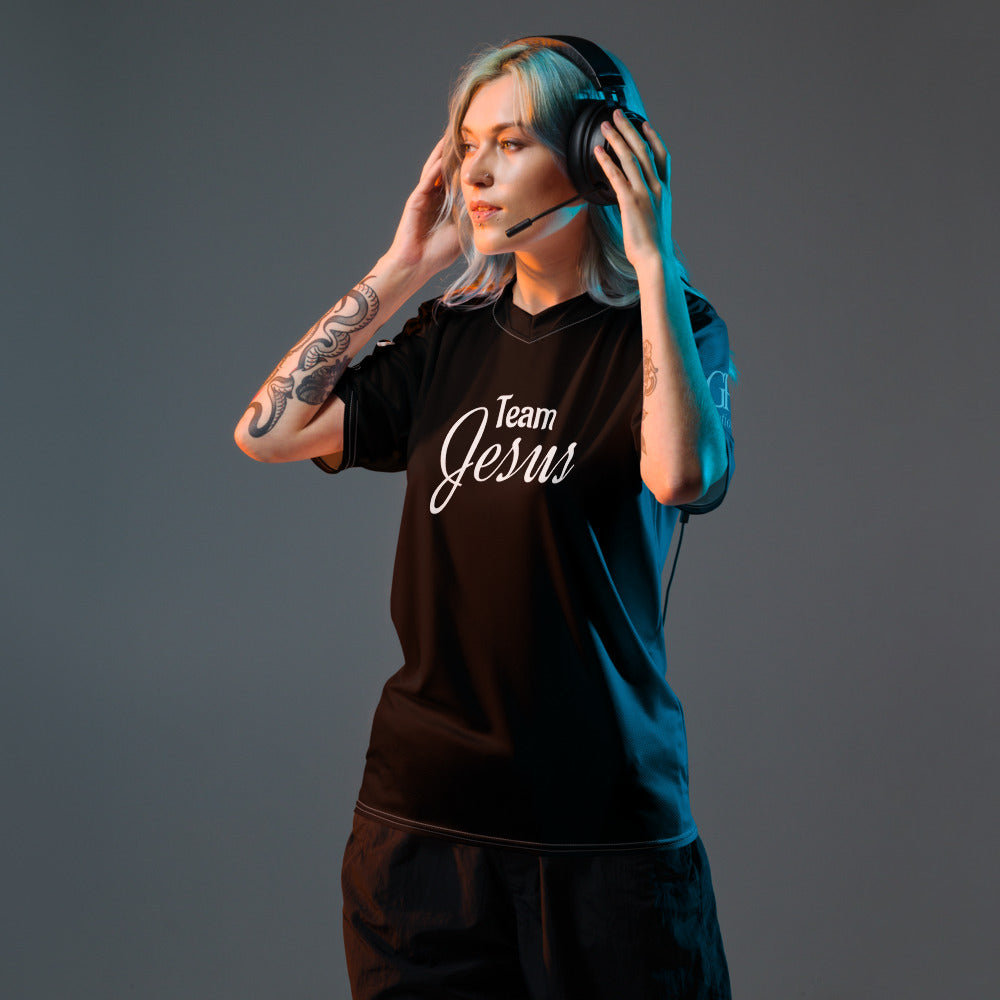 LGP Collection ( Jesus ) Recycled unisex sports jersey